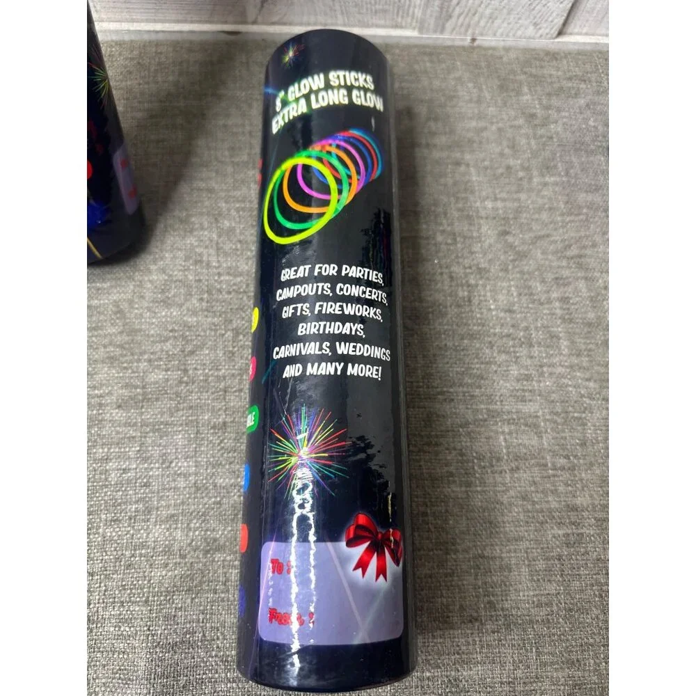 Vandoona Toys Glow Sticks 100 Pcs Party Pack Lot of 3